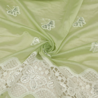 Chanderi Embroidery Fabric