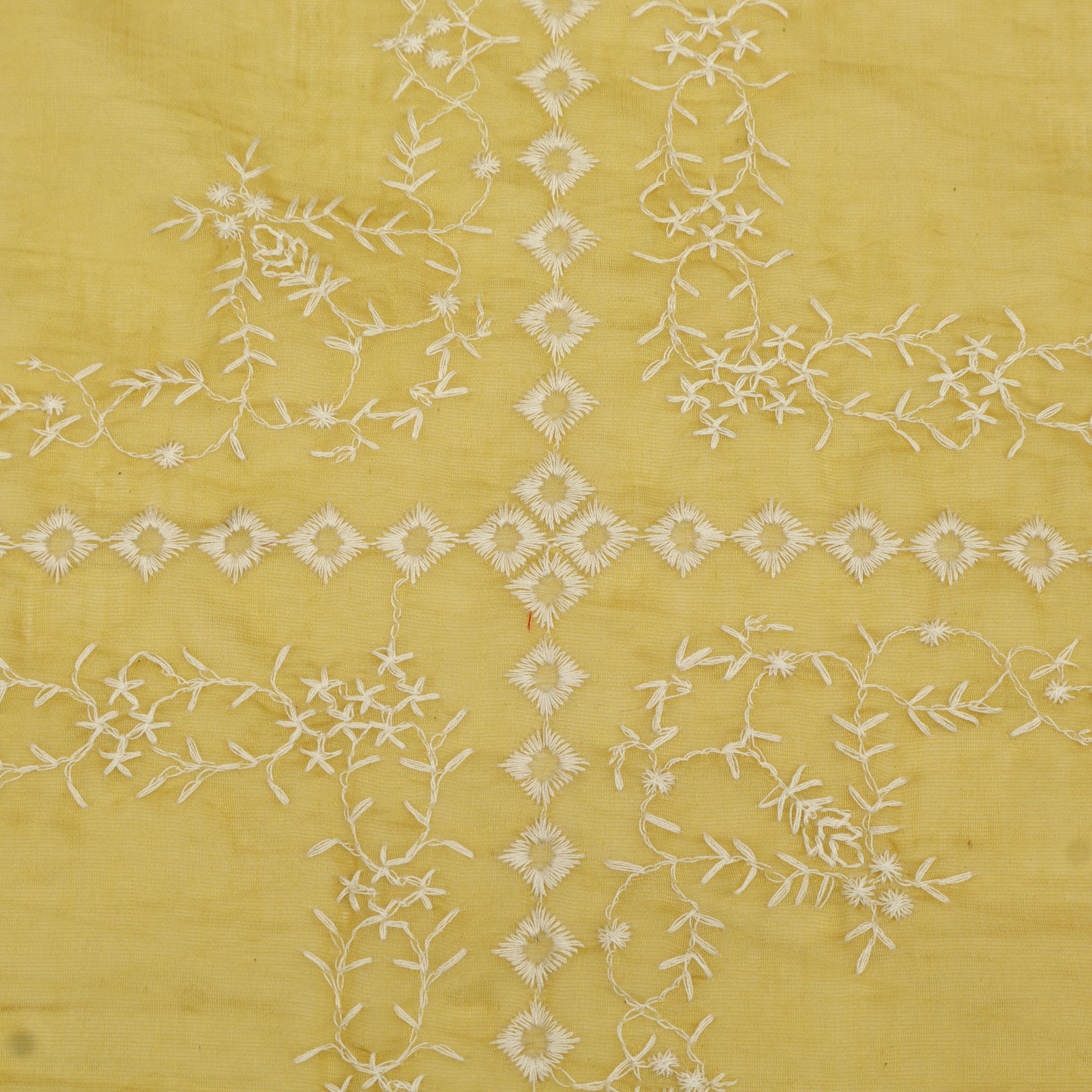 Mul Chanderi Embroidery Fabric