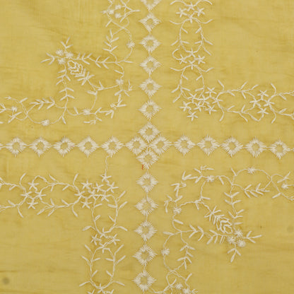 Mul Chanderi Embroidery Fabric