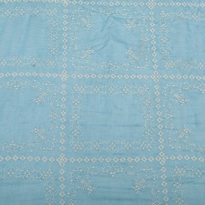 Mul Chanderi Embroidery Fabric