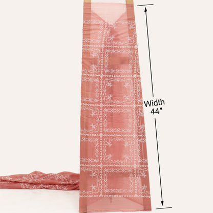 Mul Chanderi Embroidery Fabric