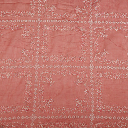 Mul Chanderi Embroidery Fabric