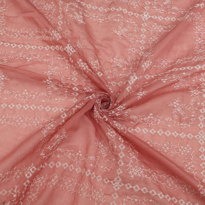 Mul Chanderi Embroidery Fabric