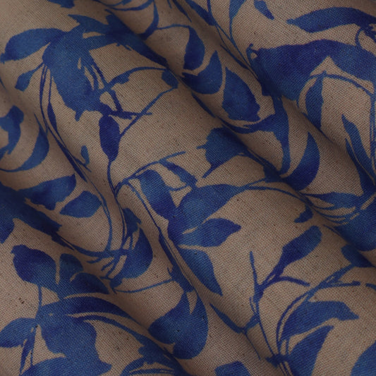 Colored Linen Print Fabric