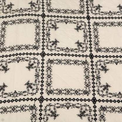 Mul Chanderi Embroidery Fabric