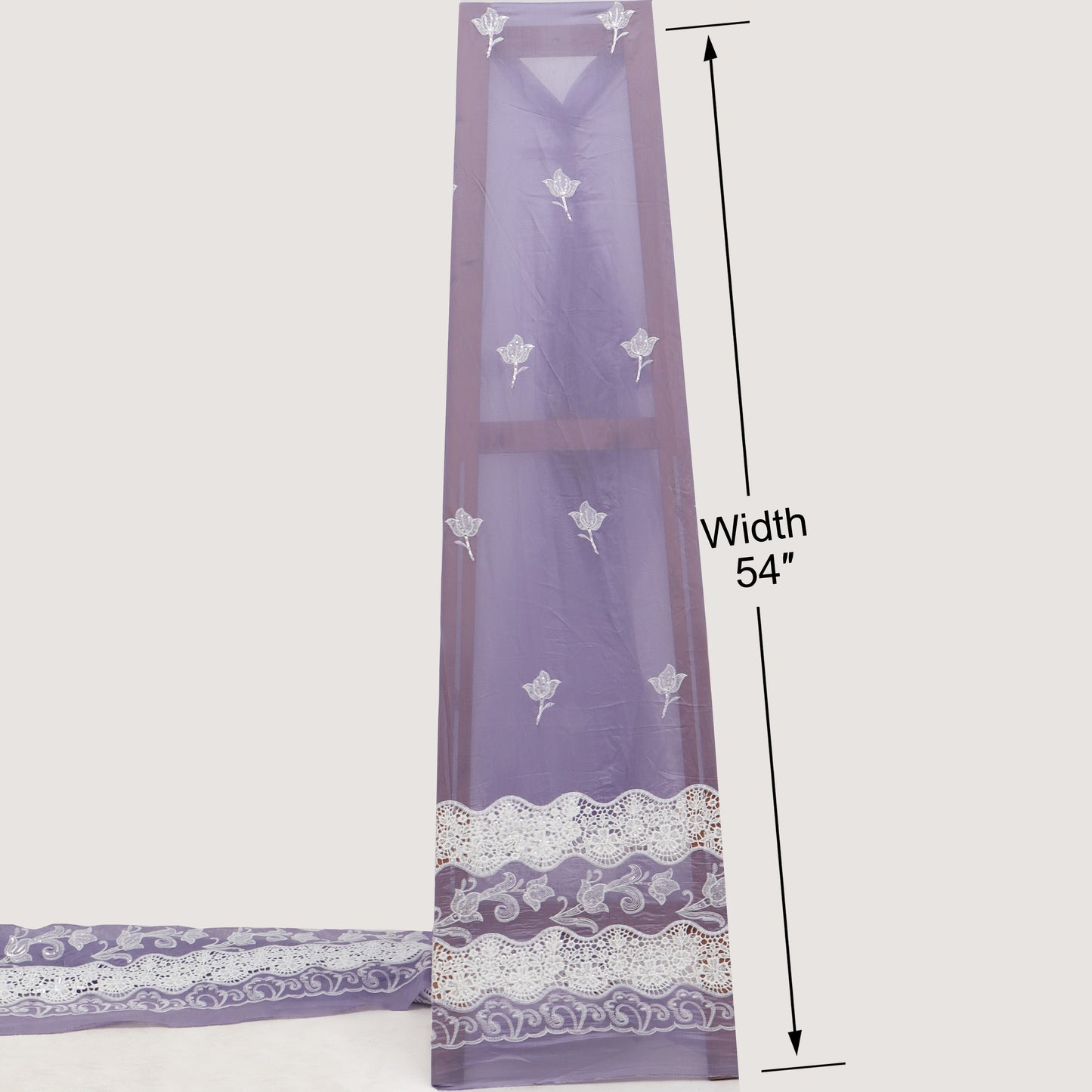 Chanderi Embroidery Fabric