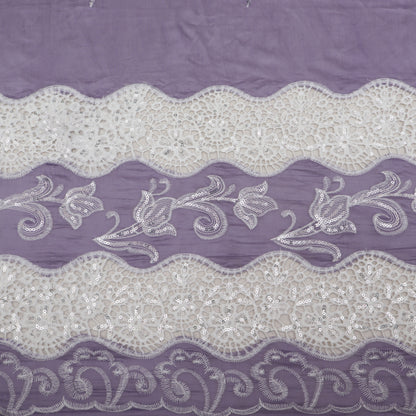 Chanderi Embroidery Fabric