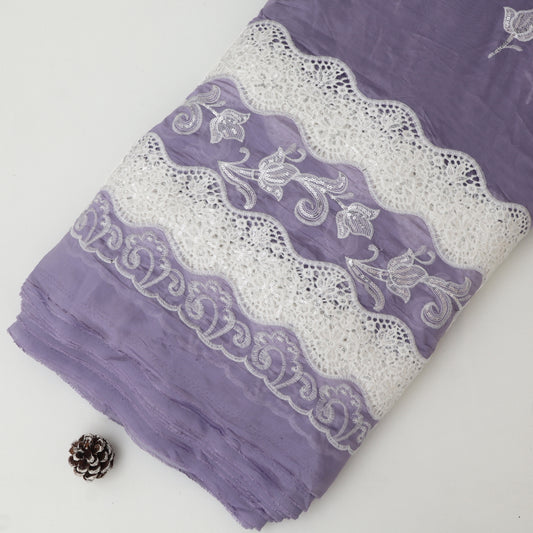 Chanderi Embroidery Fabric