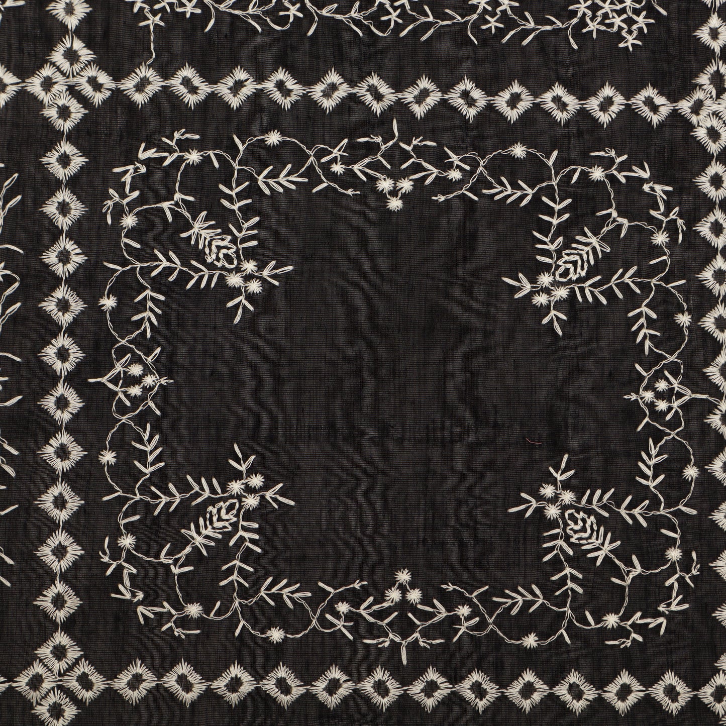 Mul Chanderi Embroidery Fabric