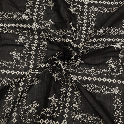 Mul Chanderi Embroidery Fabric