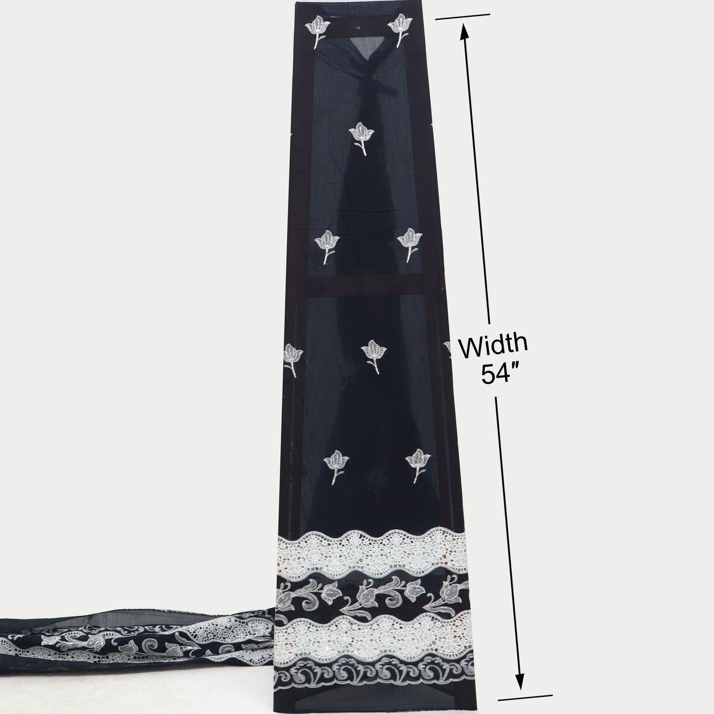 Chanderi Embroidery Fabric