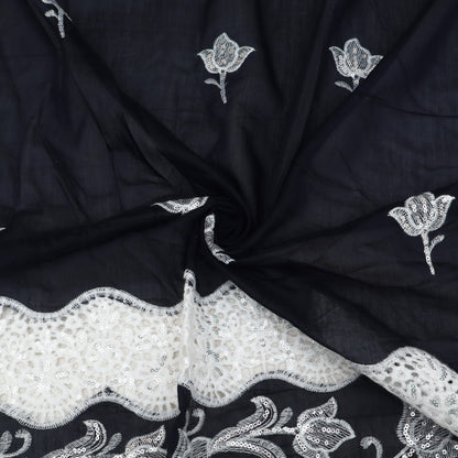 Chanderi Embroidery Fabric