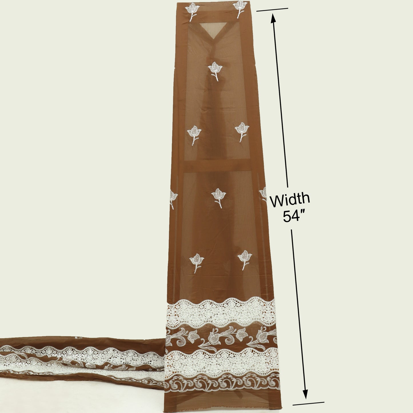 Chanderi Embroidery Fabric
