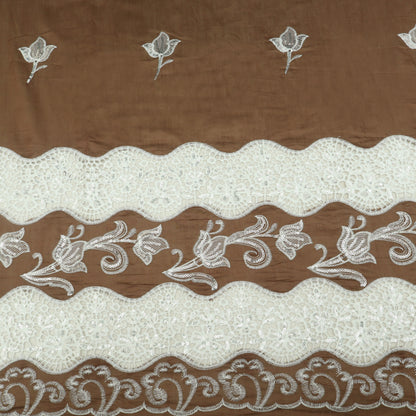 Chanderi Embroidery Fabric