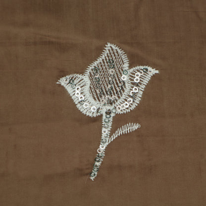 Chanderi Embroidery Fabric