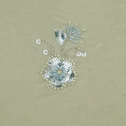 Chanderi Embroidery Fabric