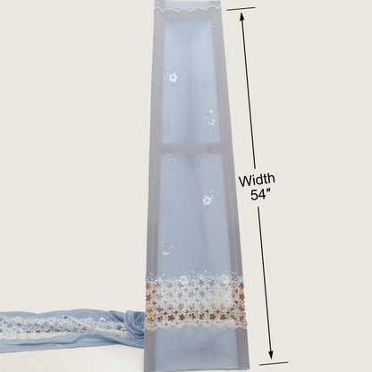 Chanderi Embroidery Fabric