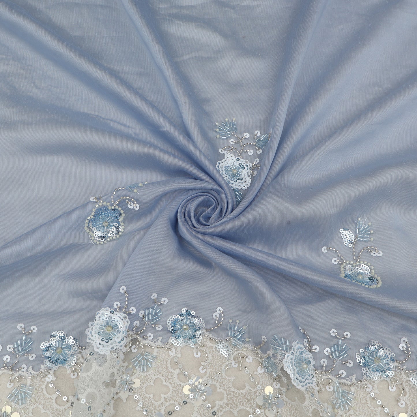 Chanderi Embroidery Fabric