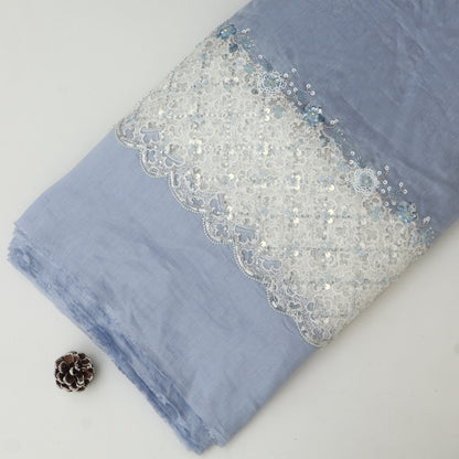 Chanderi Embroidery Fabric