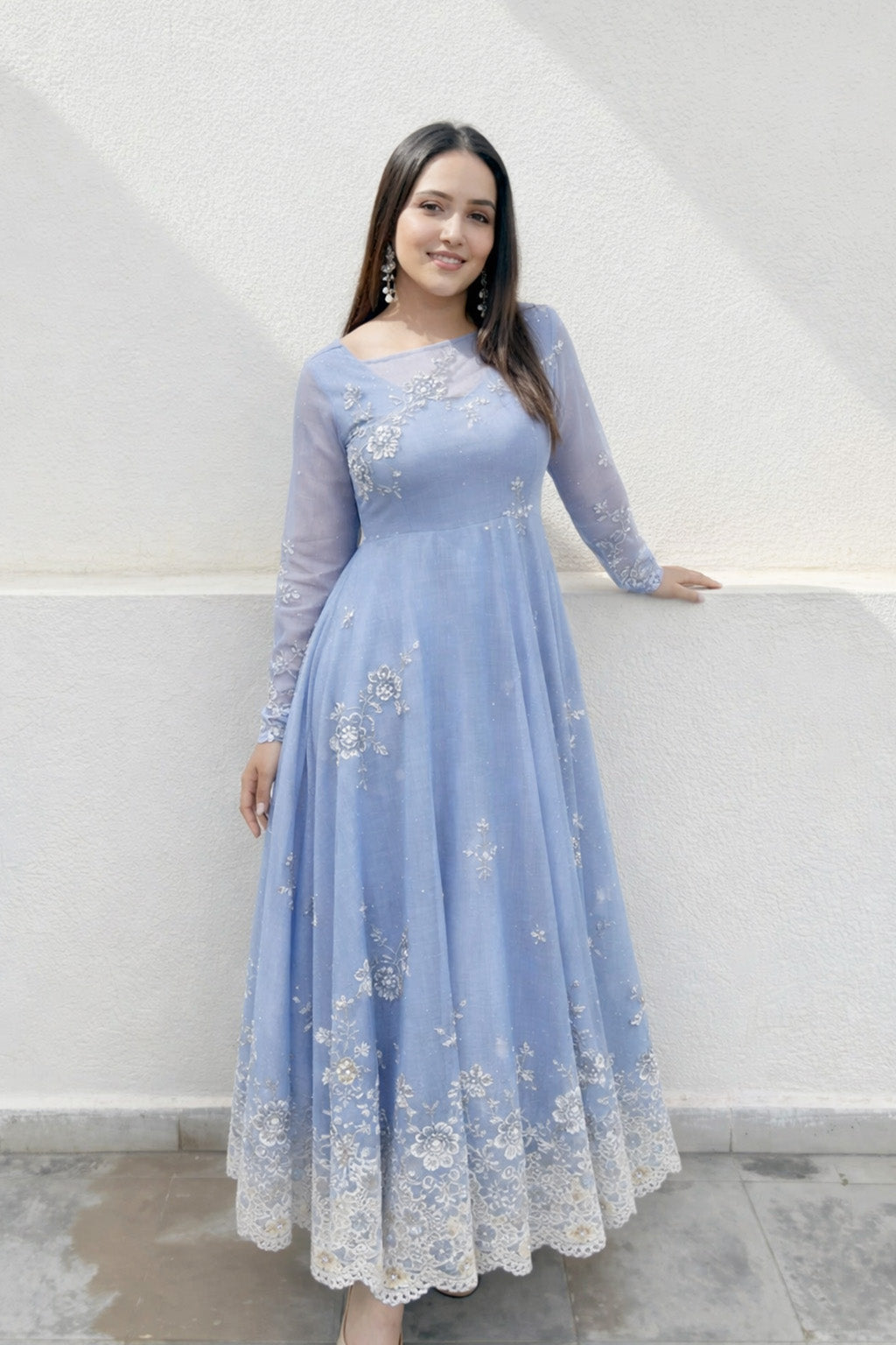 Chanderi Embroidery Fabric