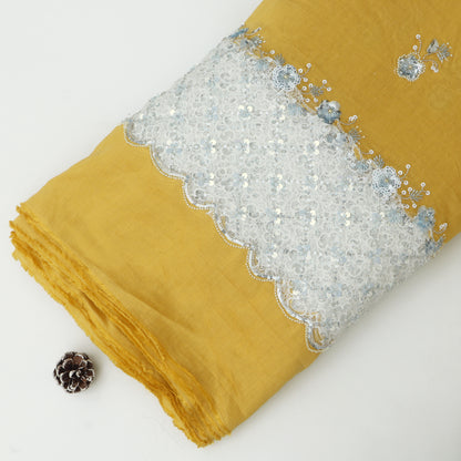 Chanderi Embroidery Fabric