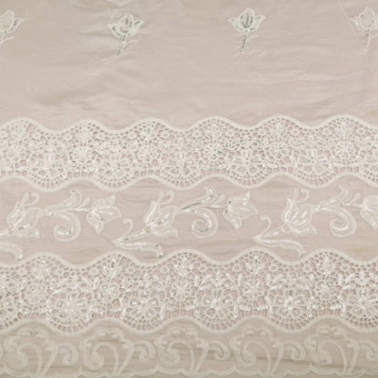 Chanderi Embroidery Fabric