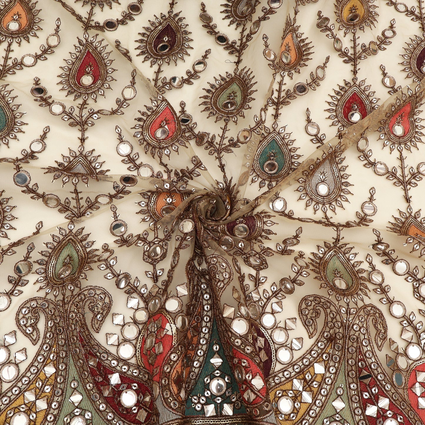 Net Embroidery Fabric