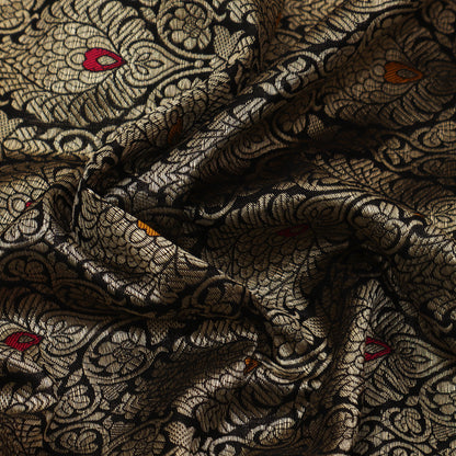 Black Color Brocade Fabric