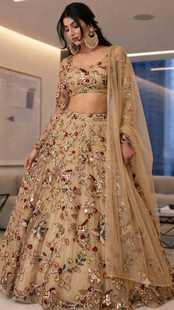 Net Embroidery Fabric