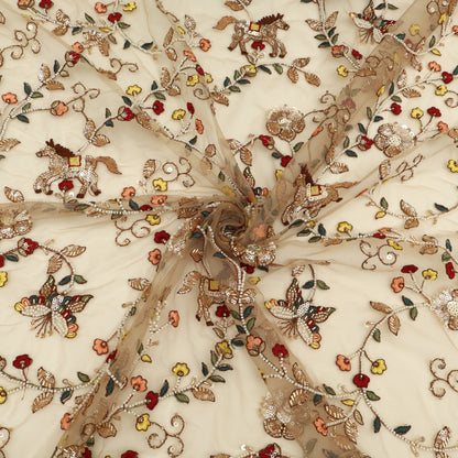 Net Embroidery Fabric