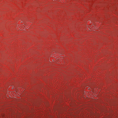 Chanderi Embroidery Fabric