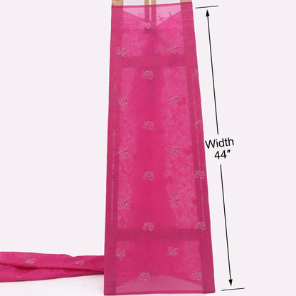 Chanderi Embroidery Fabric