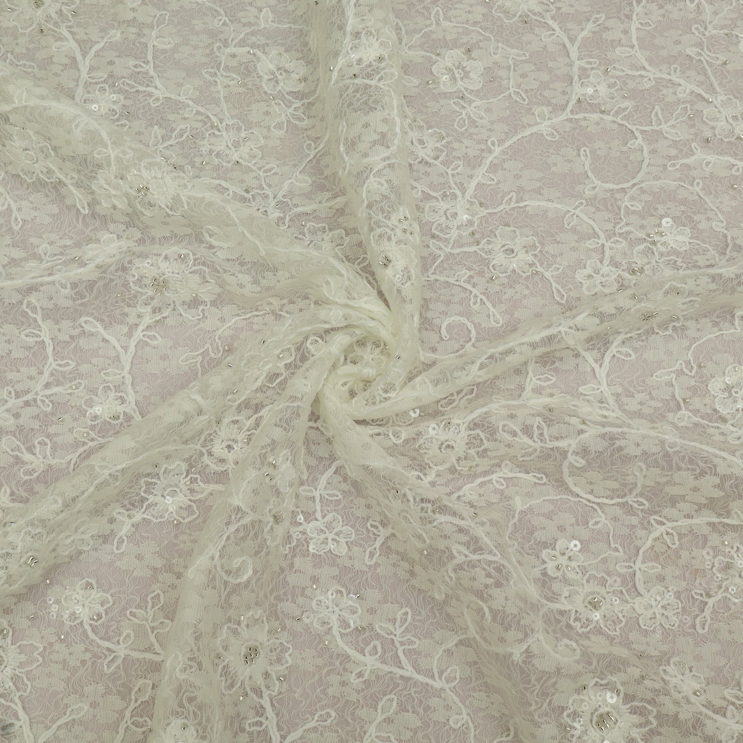 Net Embroidery Fabric