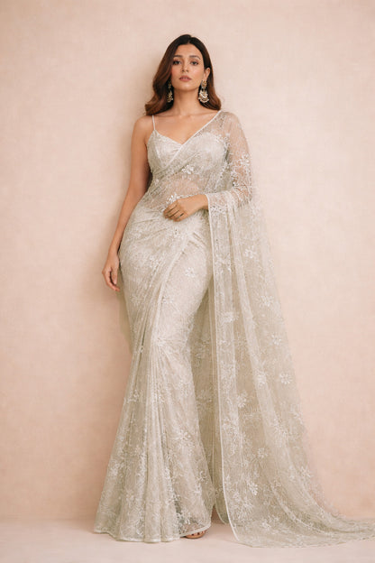 Net Embroidery Fabric