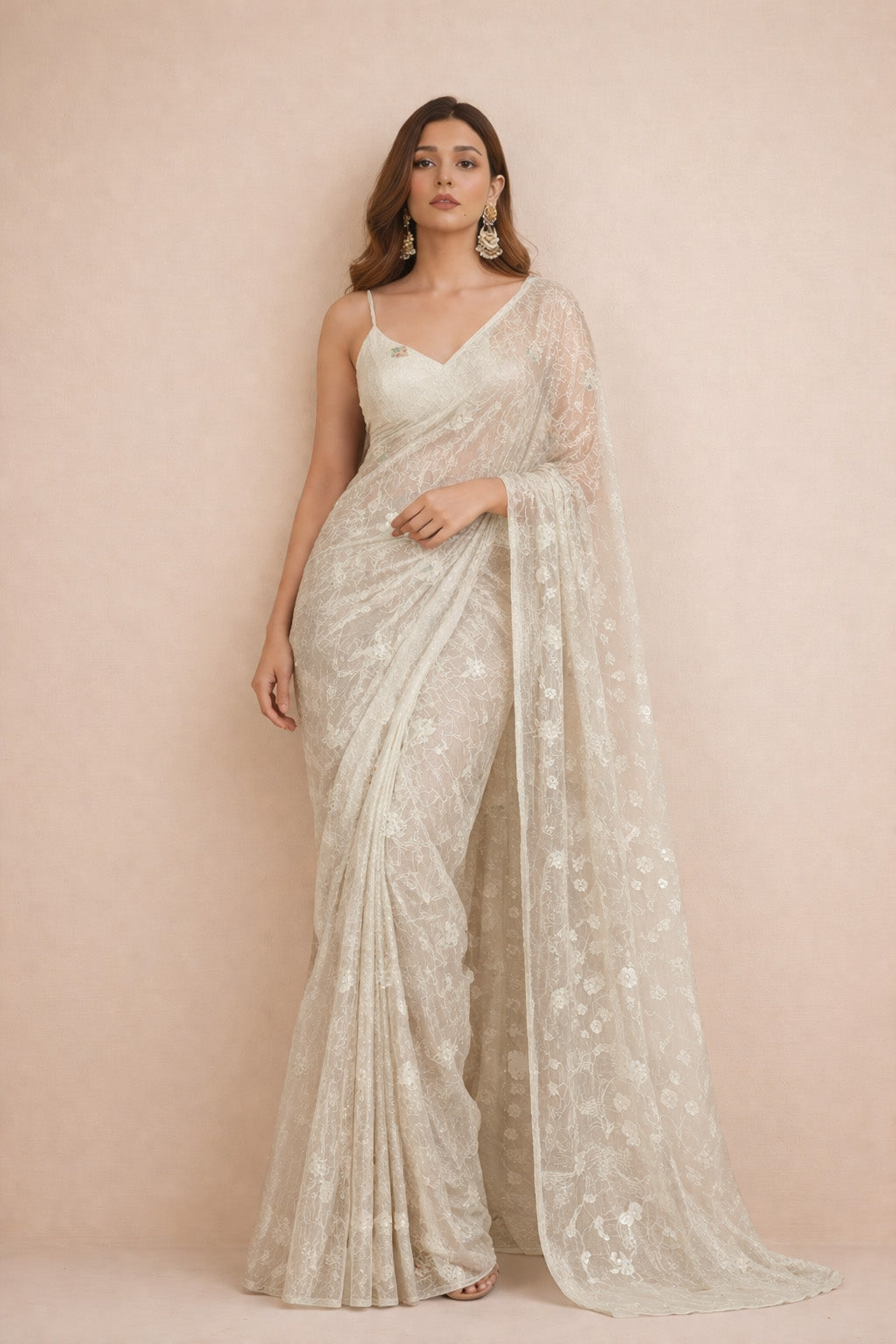 Net Embroidery Fabric