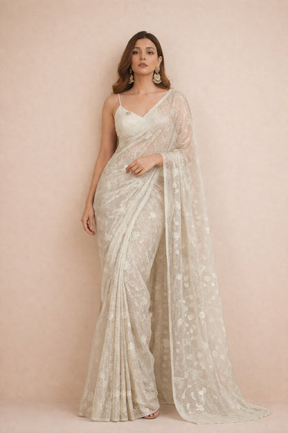 Net Embroidery Fabric