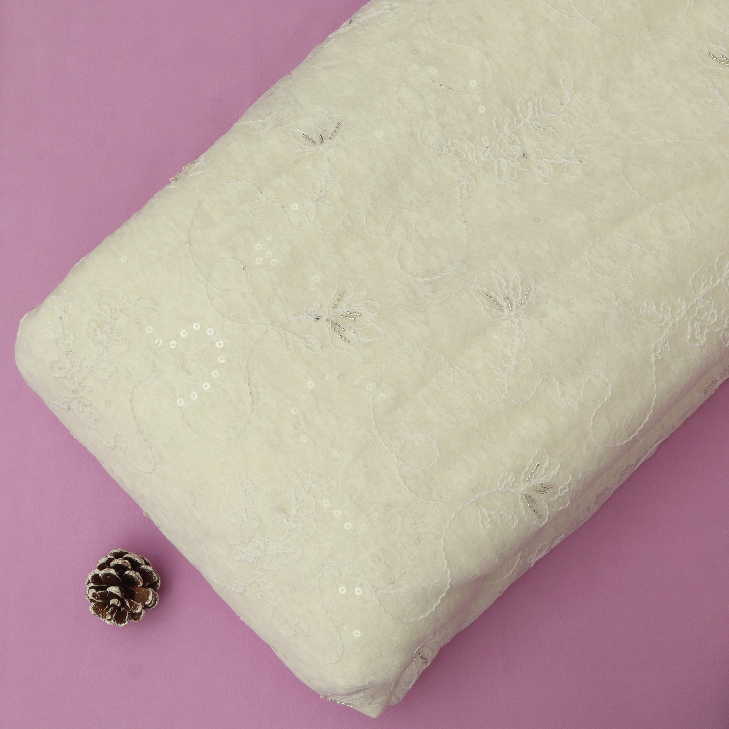 Net Embroidery Fabric