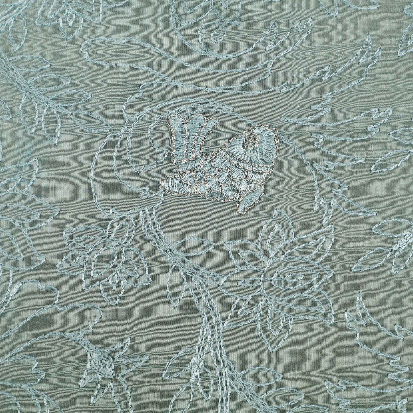 Chanderi Embroidery Fabric