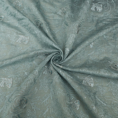 Chanderi Embroidery Fabric