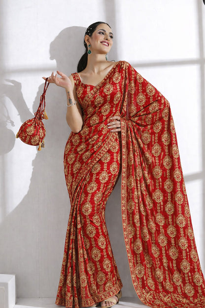 Chinia Brocade Fabric Design