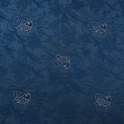 Chanderi Embroidery Fabric