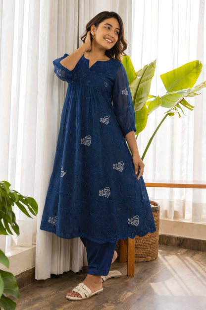 Chanderi Embroidery Fabric