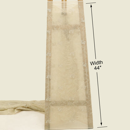 Chanderi Embroidery Fabric