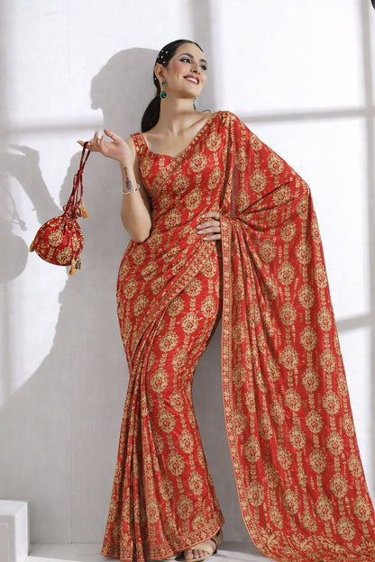 Chinia Brocade Fabric Design