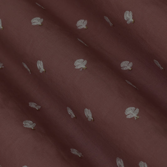 Colored Cotton Booti Fabric