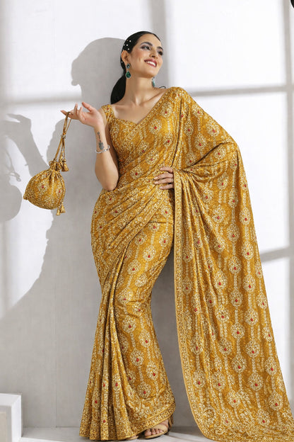 Chinia Brocade Fabric Design