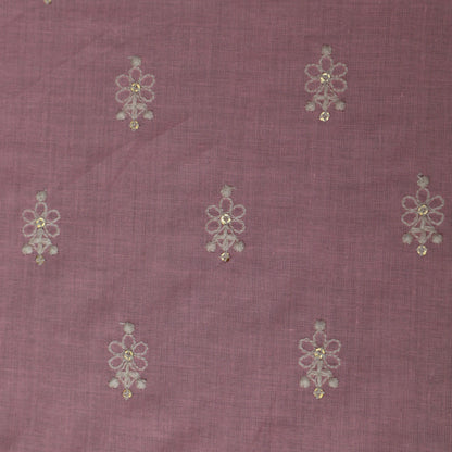 Colored Cotton Booti Fabric