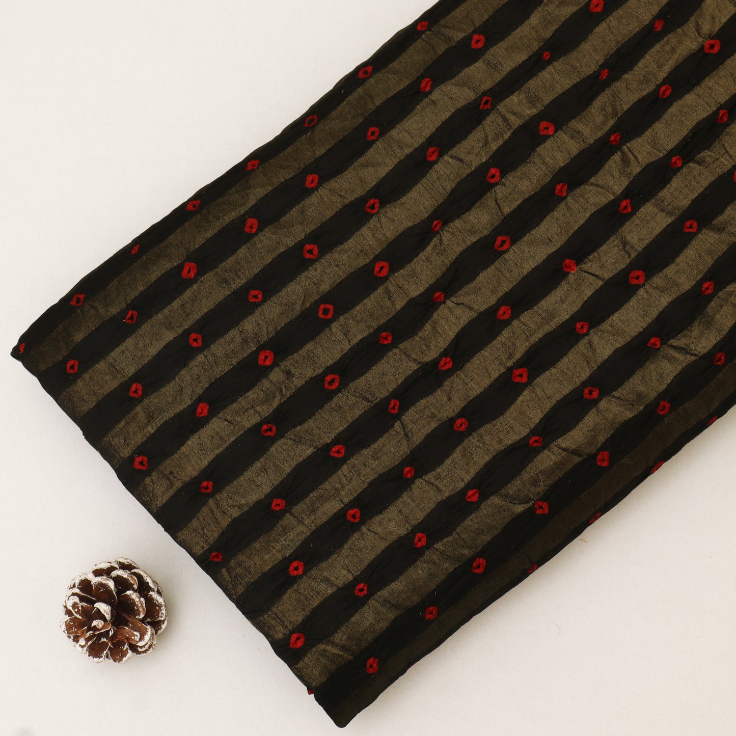 Bandhani Brocade Print Fabric