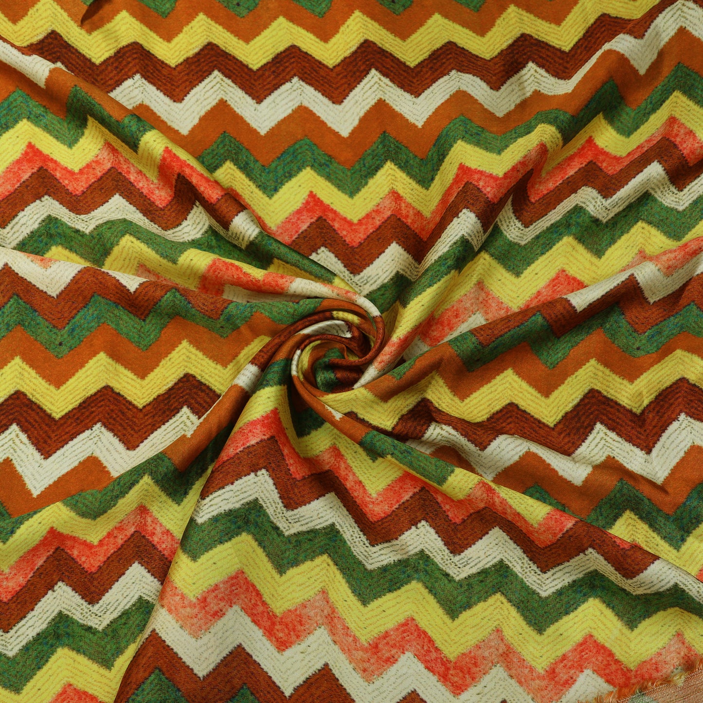 Gajji Silk Hydra Print Fabric