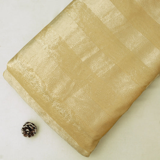 Stripe Velvet Zari Fabric